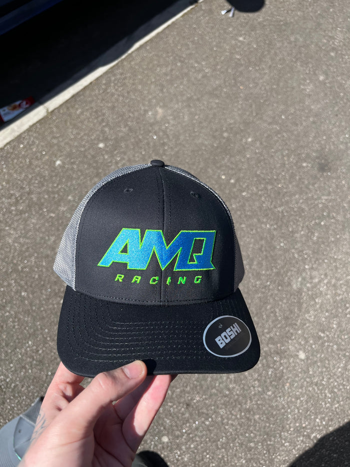 Black / Grey Green Apple racing cap