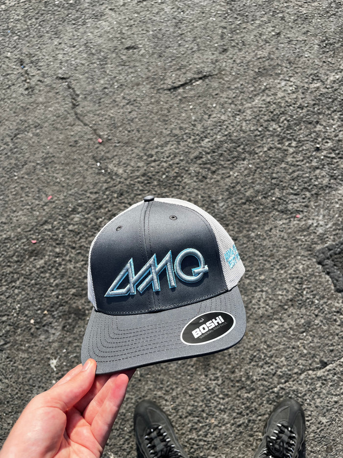 Graphite / Silver Powder blue Cap