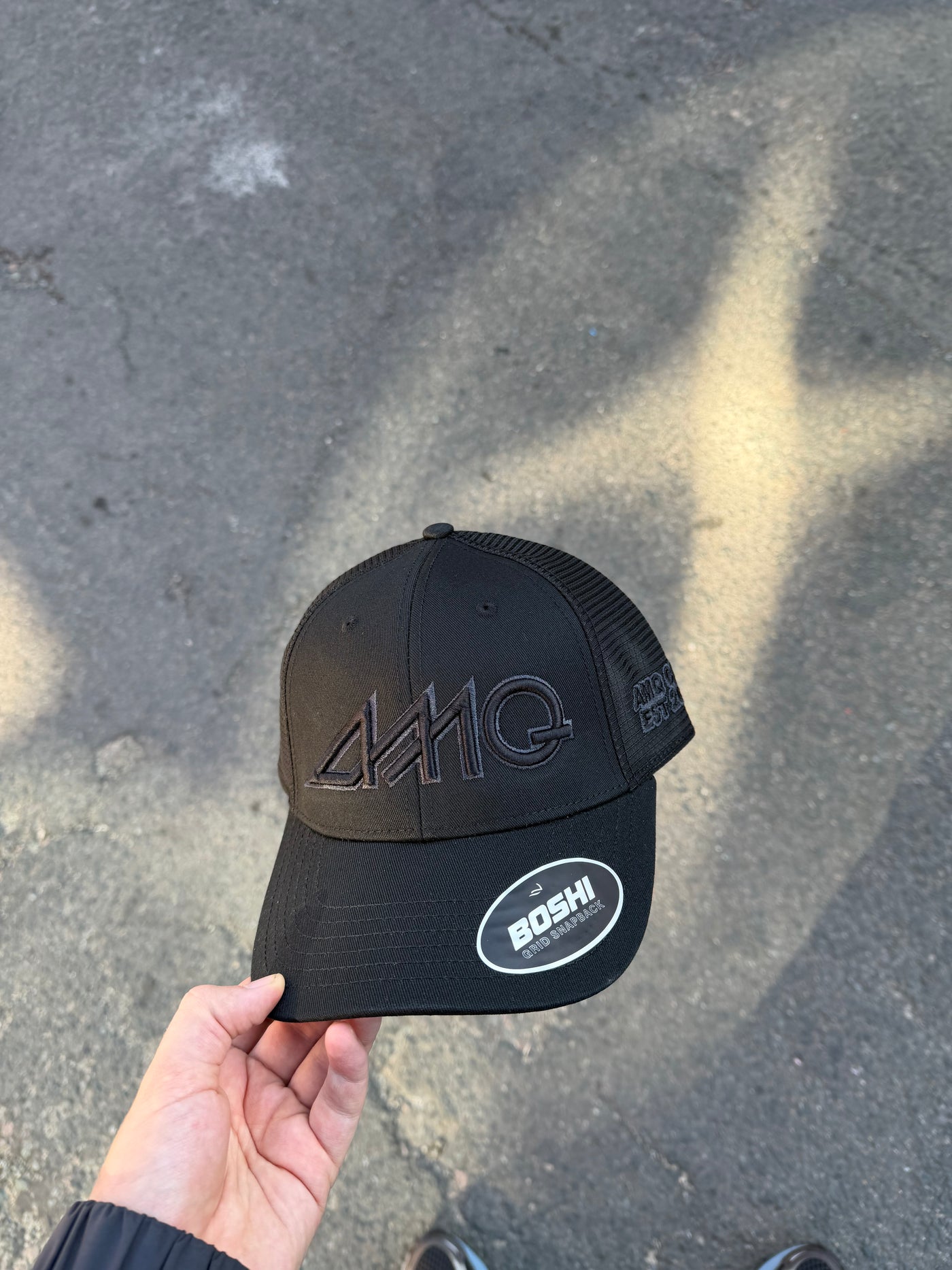 Ghost Black / Slate Grey Gradient Grid Cap