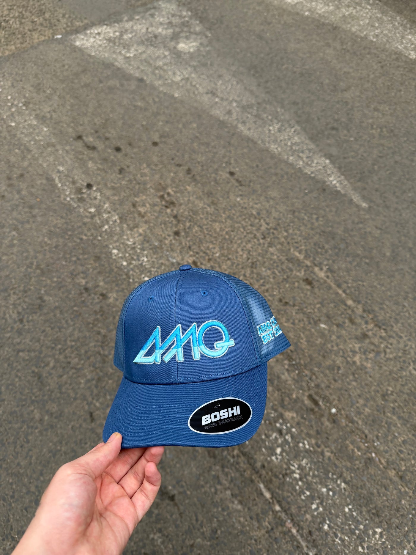 Cobalt / Powder Blue Grid Cap