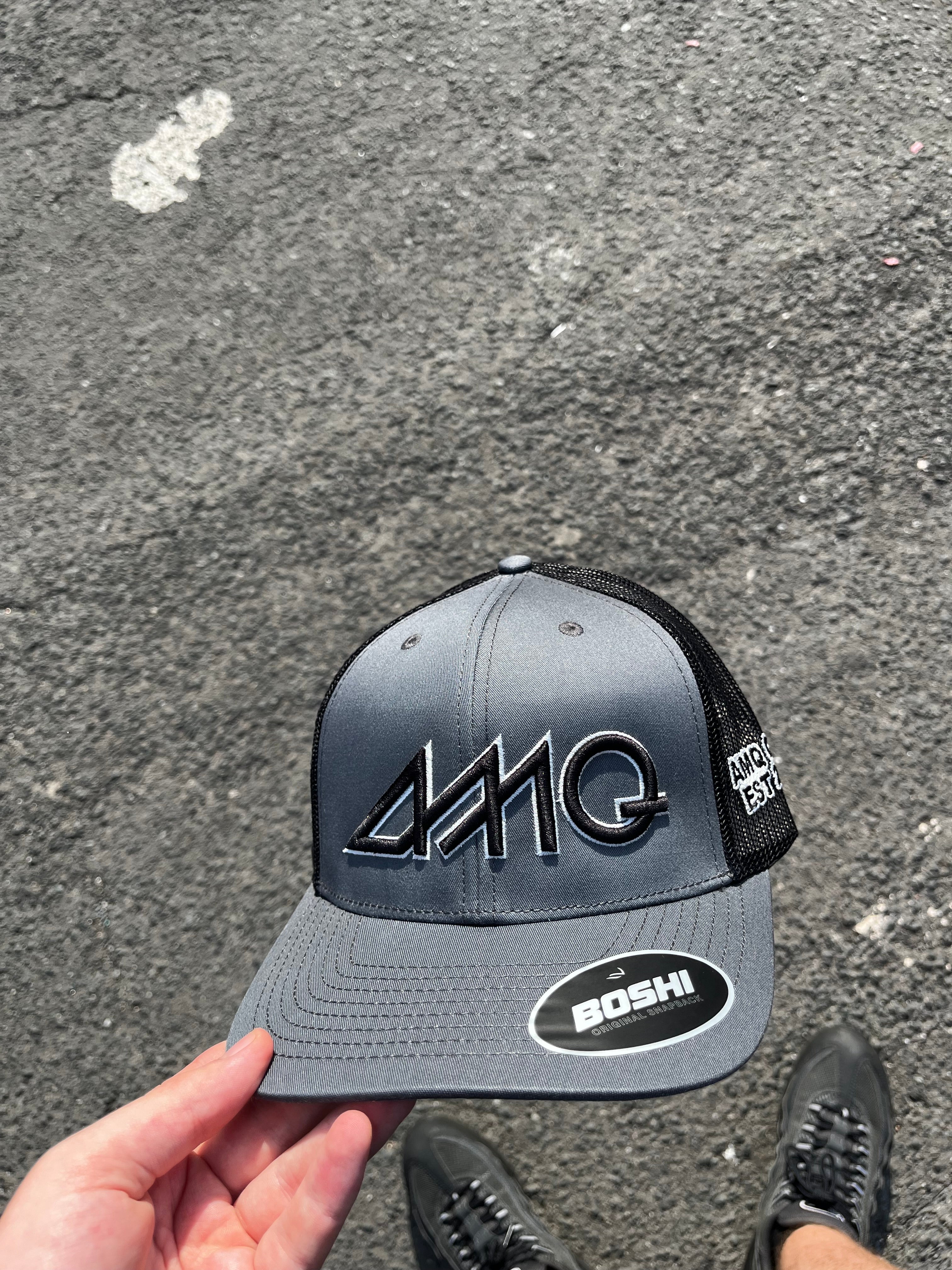 Grey / Black Silver Cap