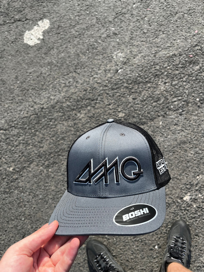 Grey / Black Silver Cap