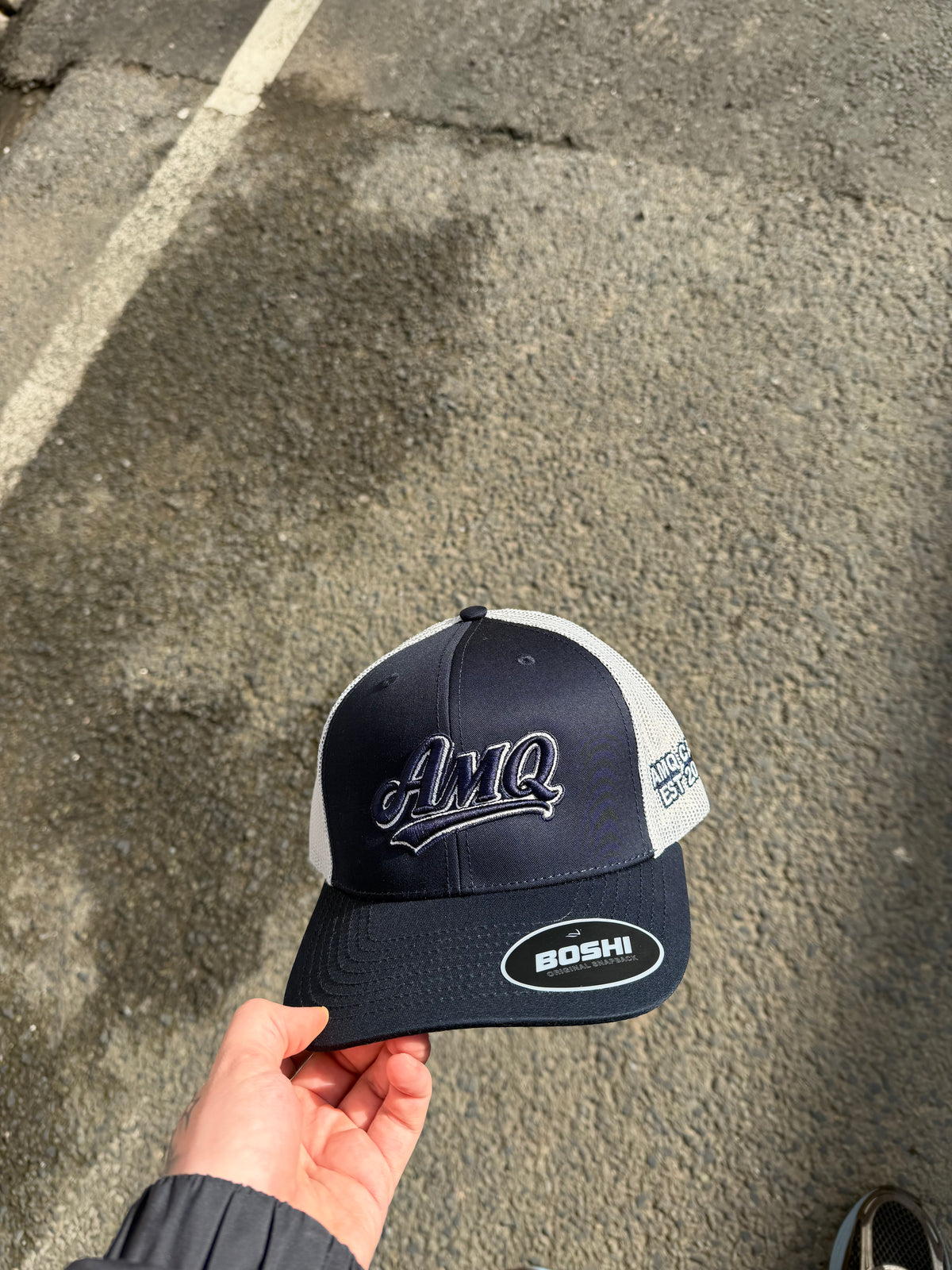 Midnight Navy / Silver Signature Cap