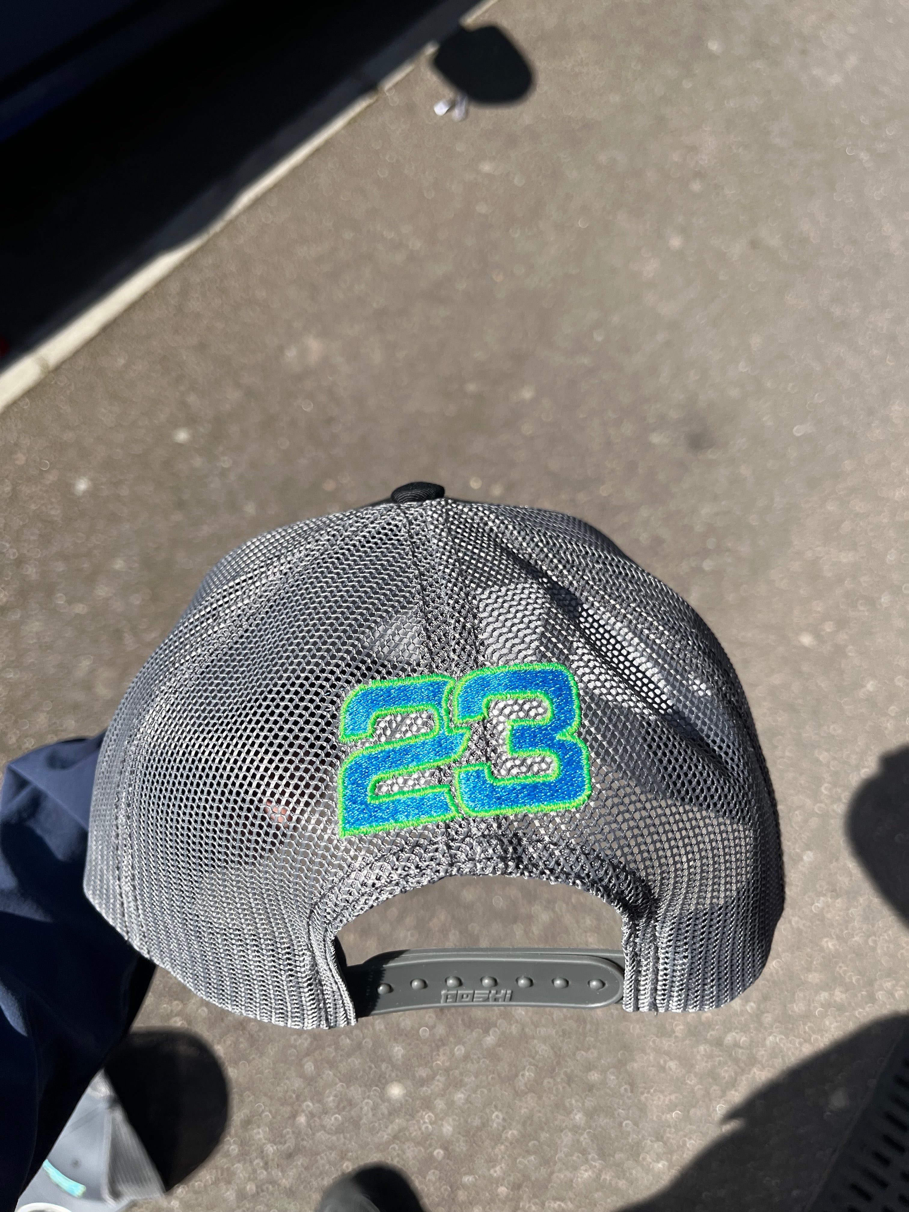 Black / Grey Green Apple racing cap