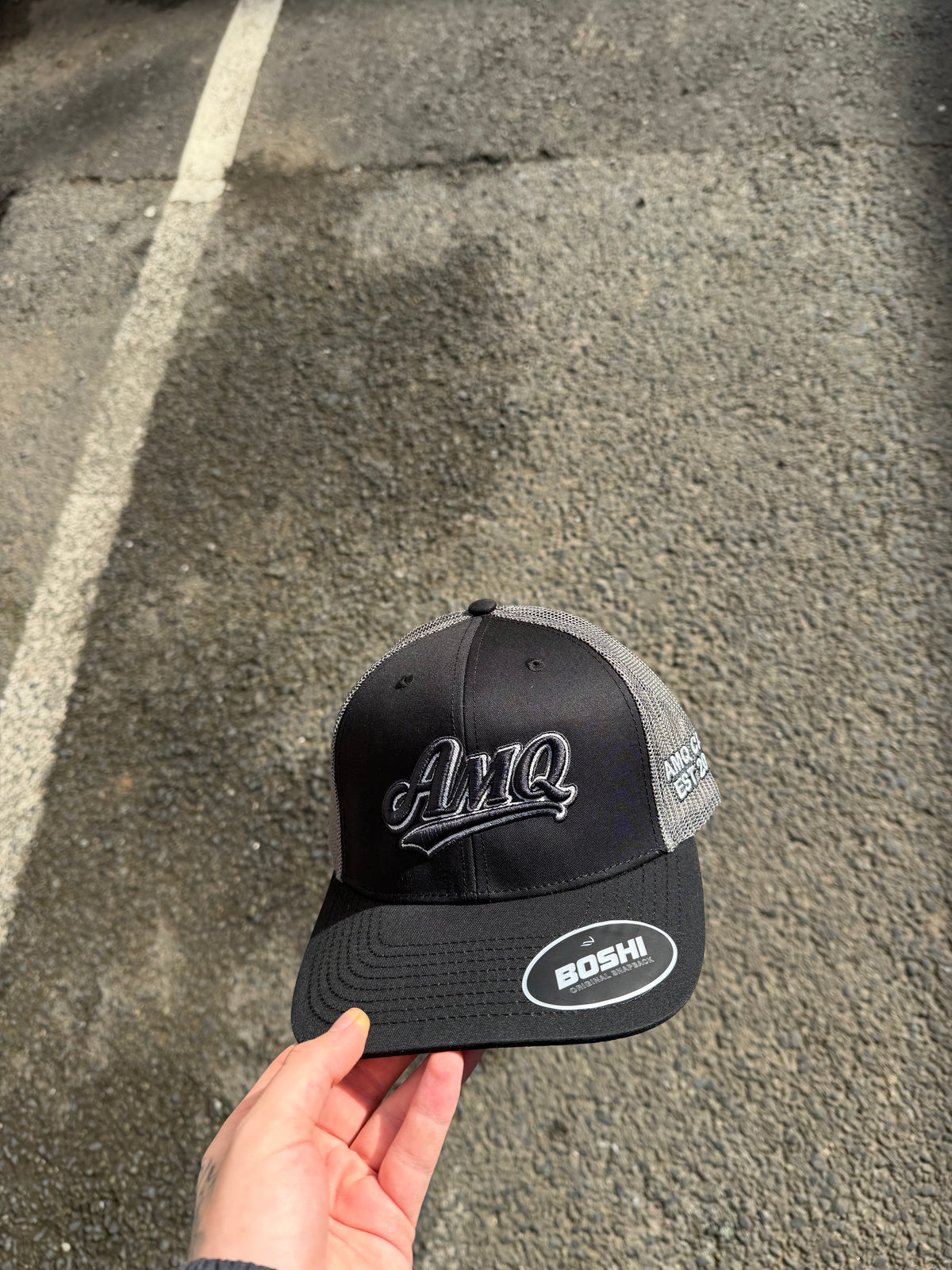 Black / Grey Steel Signature Cap