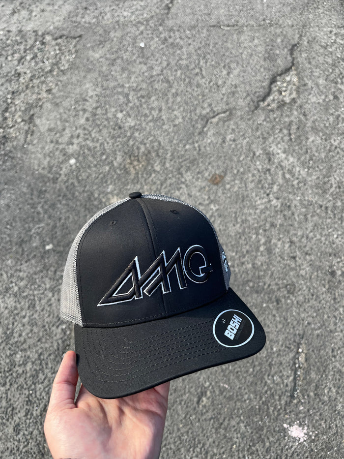Black Grey / Silver Cap