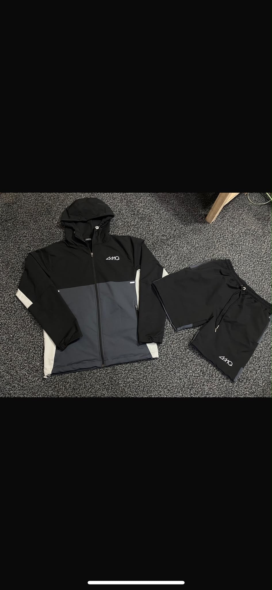 Onyx Black / Grey Performance Short Set