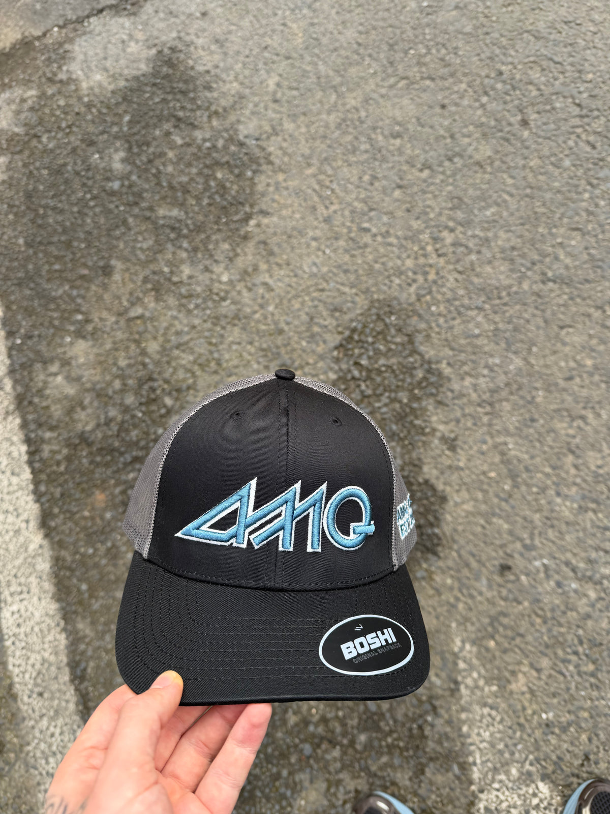 Black / Grey Candle Blue Cap